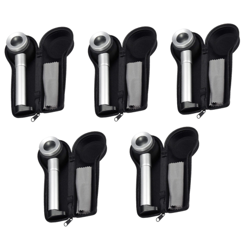 5X Handheld 45X Folding Linen Tester Metal Magnifiers Cloth Thread Cou 1