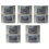 5X Vintage Abschließbar Sichere Mail Brief Post Box Mailbox für Home Garde 1