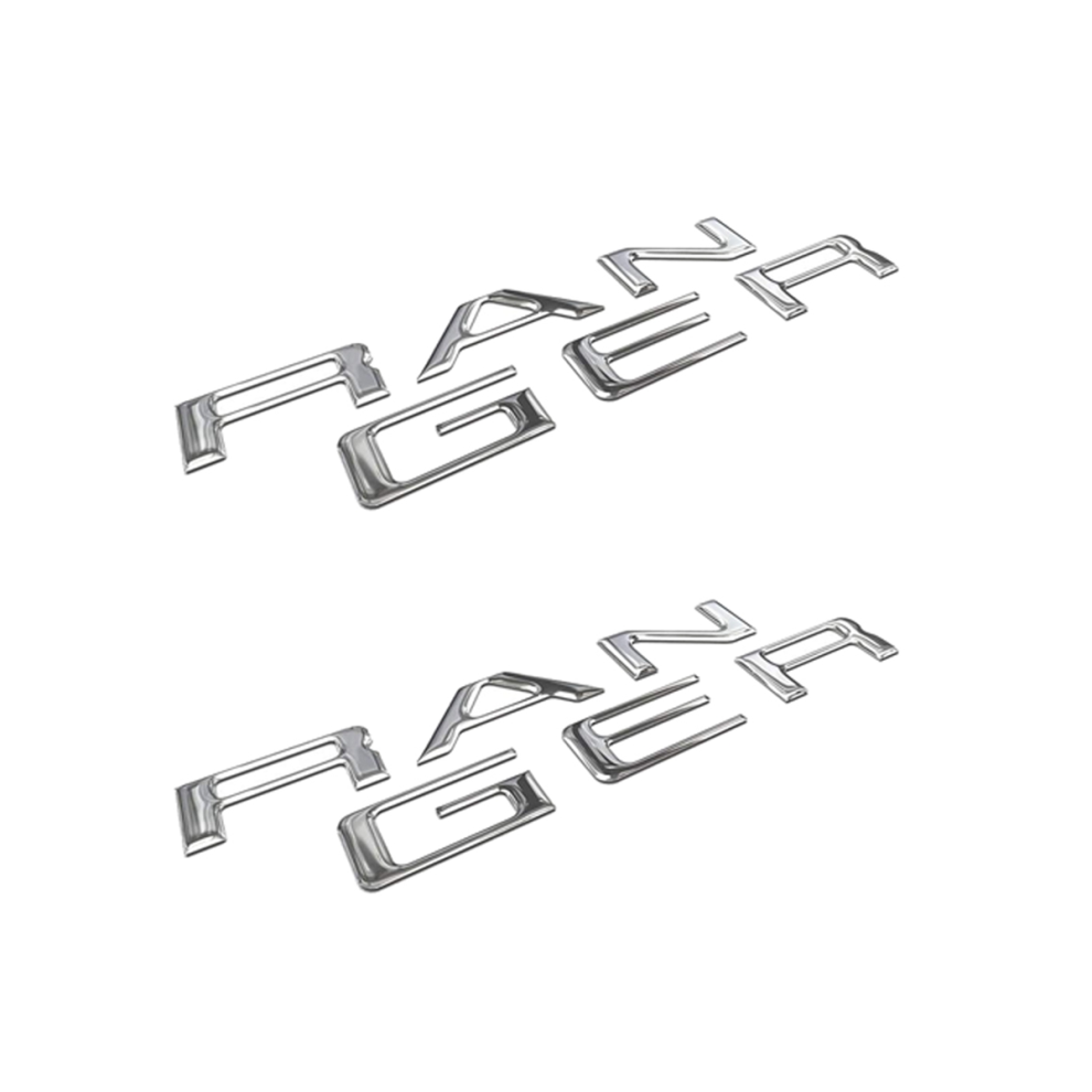 2X Inserisci Lettere Per Ranger 2019 2020, Lettere In Rilievo E Decalcomanie 3D, Em