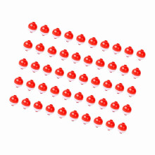 50 pezzi di galleganti da pesca da 1 pollice rosso/bianco