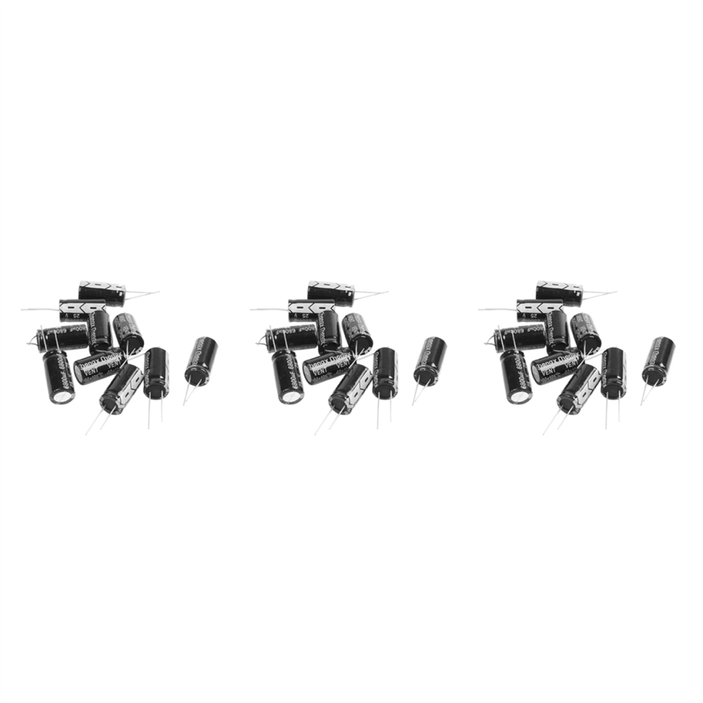 30 Pcs 16Mm X 30Mm 6800Uf 25V Polarized Radial Electrolytic Capacitor 4854049595685