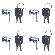4X Συρτάρι γραφείου Cam Lock 16MM + 8 κλειδιά για αρχείο γραμματοκιβωτίου Arcade