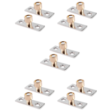 10 stuks metalen locatorstopper voor houten schuifdeurgeleider met een diameter van 12 mm