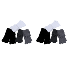 10 Pairs Men'S Five Seperate Finger Toe Socks Comfortable Cotton