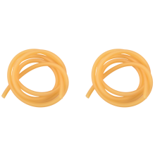 2 bandas elásticas de látex natural de 2 x 5 mm, color amarillo. Tamaño: 1 m.