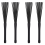 ζεύγη πινέλων Jazz Drum, ανασυρόμενα sticks, 32 cm, μαύρα 1