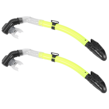 2X Tuba en silicone Bouche sèche complète Natation Sports sous-marins Plongée E