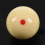 Lot de 3 boules de billard Pro Cup 2,25 pouces 57 mm à 6 points rouges 7