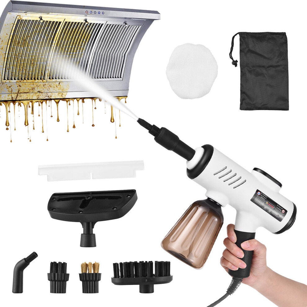 Portable Handheld Steam Cleaner 600ml, 1500W, 3 Temperature Settings-image-OPC-PJDHQP2-NEW