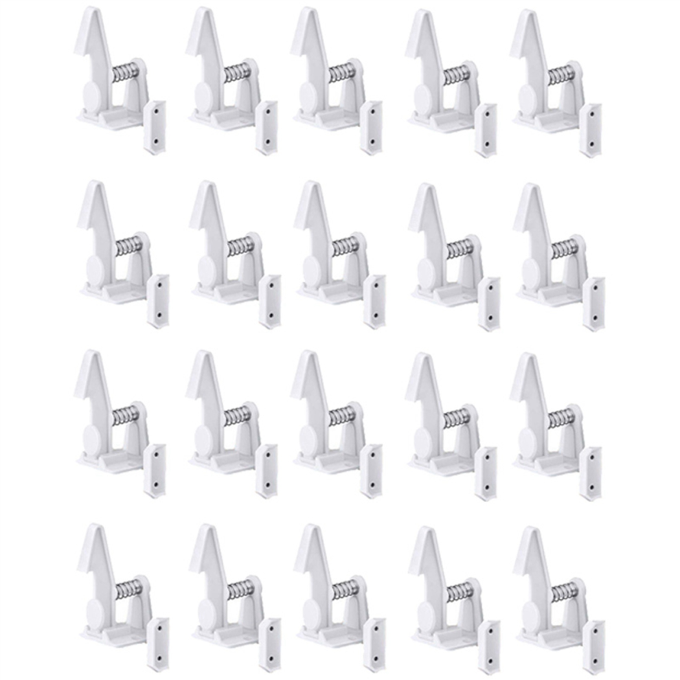 20Pcs Cabinet Locks Magnetic Drawer Cupboard Lock Kids Adhesive Proof Torribaly