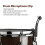 Adjustable Aluminum Drum Microphone Clip 30mm Clamp for Drums 7