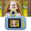 Caméra pour enfants 40 MP, objectif pivotant, 400 mAh, 32 Go, Bleu 1