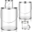 Paint Bucket Clear with Metal Lids and Handle Decorative Plastic Stora 3