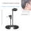 2X 3.5mm Spring Earphones Single Side Headphones Earbuds Wired Headset 6