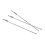 300Pcs Edelstahl Schraube Locking Draht Keychain Kabel Schlüssel Ringe Aus 3