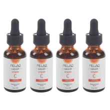Sérum naturel à la vitamine C 4X pour le visage Sérum topique anti-âge biologique,