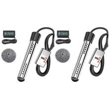 Calentador de inmersión 2X 2500W, temporizador automático para calentador de piscina, calentamiento seguro f