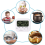 10X Digital Kitchen Timer, Large Screen Font Display, Magnetic Back Co 7