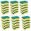 180Pcs Double-Faced Sponge Scouring Pads Dish Washing Scrub Stains Rem 2