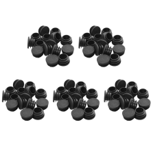 Lot de 120 bouchons pour pieds de chaise et de table, diamètre 22 mm, couvercle rond en plastique fileté