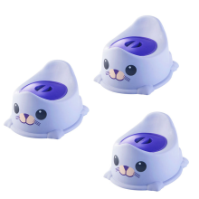 3X mit Rückenlehne Tragbarer Topf für Kinder Baby Junge Toilette Niedliche Jungen -