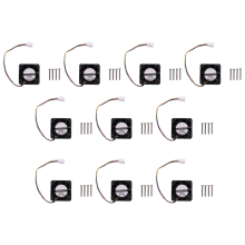 10X for Nano Cooling Fan 5V, 4PIN Reverse-Proof,PWM Speed Adjustment,