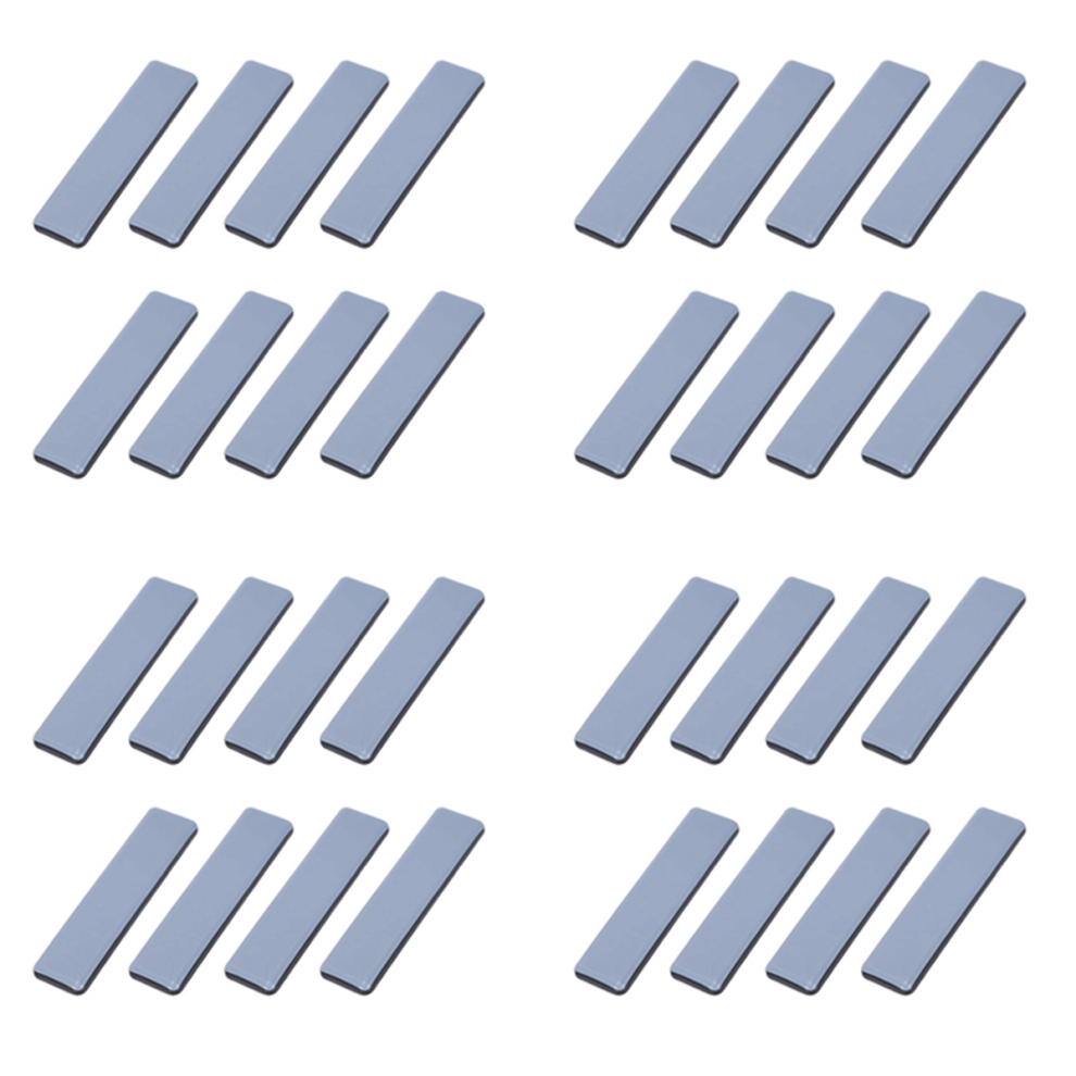 32Pc Furniture Glides Rectangle Sliders 25 X 100Mm Self Adhesive Movin 4854049505721