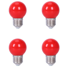 4x E27 3W 6 SMD LED energiebesparende bollamp AC 110-240V, R