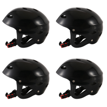 4 protectores de seguridad para casco con 11 orificios de respiración para kayak, canoa y surf.