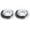 2 pezzi di dado per mola 5/8-11, flangia da 45 mm, argento 1