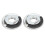 2 pezzi di dado per mola 5/8-11, flangia da 45 mm, argento 3