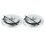 2 pezzi di dado per mola 5/8-11, flangia da 45 mm, argento 16
