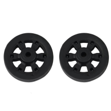6X Accesorios para equipaje Ruedas Avión Maleta Polea Rodillos Silencioso Wh