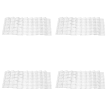40 stuks professionele acryl pokerfiches, 100 chip trays (zonder deksel)
