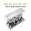 2Pcs Spring Loaded Door Easy Lock Stop Catch Release Clamp Double Roll 5