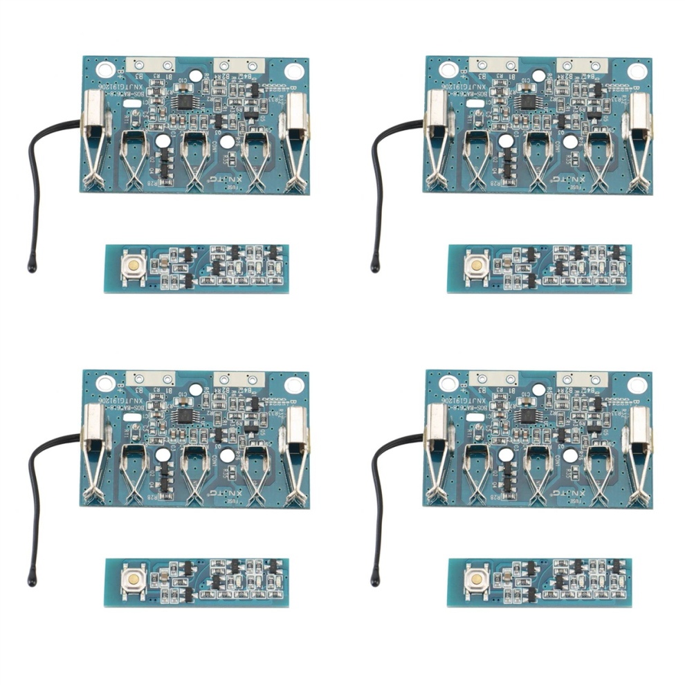 4X Pcb Circuit Board For 18V Li-Ion Battery Voltage Detection Protecti 4854049507695