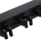2X 4 Löcher Wand Montiert Hartholz Billard Queue Rack Pool 6 Clips Halter 10