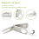 2x magnetische sigarenhouder golf divot marker tool draagbare kar clip mul 5
