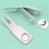 2x magnetische sigarenhouder golf divot marker tool draagbare kar clip mul 1