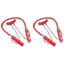 2X Wireless Bluetooth Headset Neck Type Stereo Noise Reduction Univers