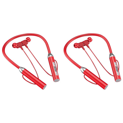 2X Wireless Bluetooth Headset Neck Type Stereo Noise Reduction Univers