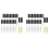 40 pipettes compte-gouttes en verre de 1 ml avec ventouse noire 2