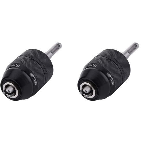 2pc 2-13MM Keyless Drill Chuck with SDS Plus Shank Adaptor,1/2-20UNF I