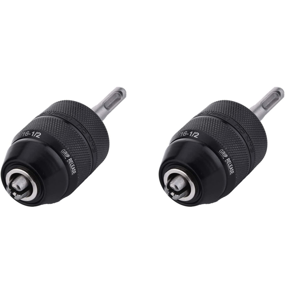 2Pc 2-13Mm Keyless Drill Chuck With Sds Plus Shank Adaptor,1/2-20Unf I 4854049509361