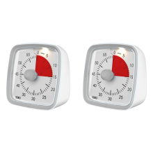 2X 60-Minute Timer, Classroom Countdown Timer for Kids and Adults, Tim
