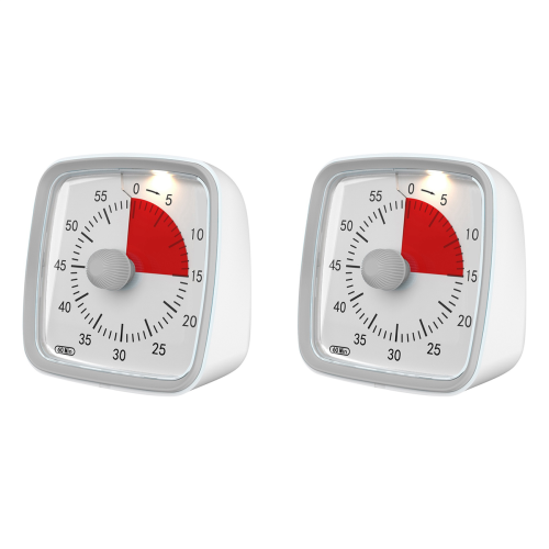 2X 60-Minute Timer, Classroom Countdown Timer for Kids and Adults, Tim 1