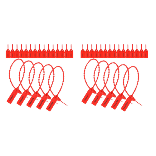 2000 Pcs Plastic Tamper Seals Tags Security Safety Numbered Zip Ties L