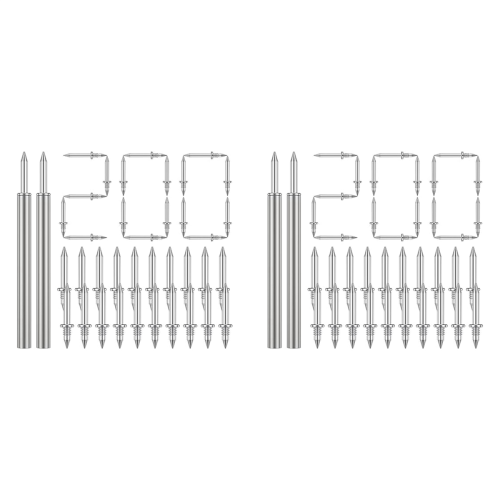 400 Pcs Double-Head Skirting Thread Seamless Nail,Rust-Proof No Trace 1