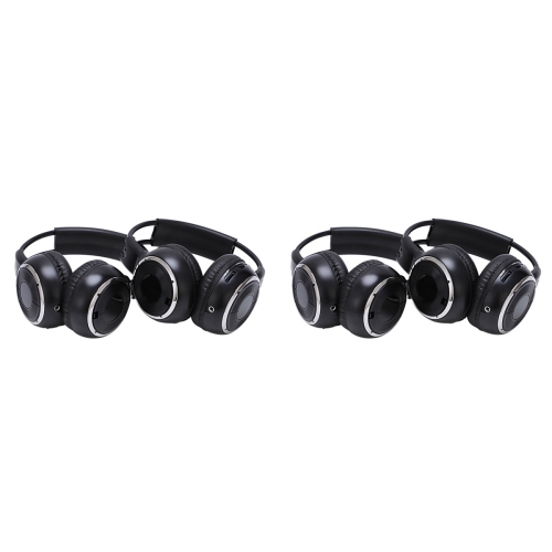 4 x Double Infrared Stereo Wireless Headphone Headset IR Car DVD Playe 1