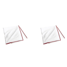 Lot de 4 chiffons de polissage pour verres Ă vin et champagne